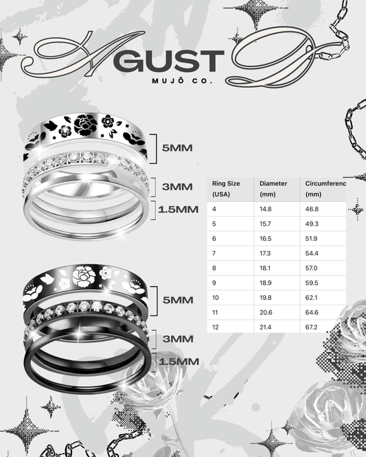 AgustD Ring Set
